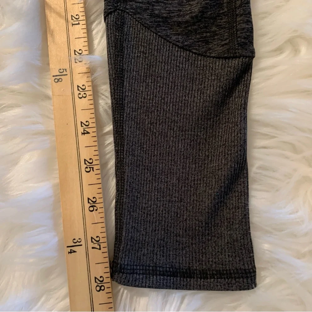 Alo Yoga Alosoft High Waist Lounge Legging Dark Heather Gray XS Activewear